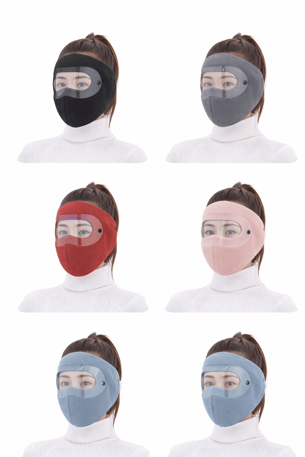 Anti - Fog Winter Face Shield | Dustproof & Windproof 2pcs - Zovio