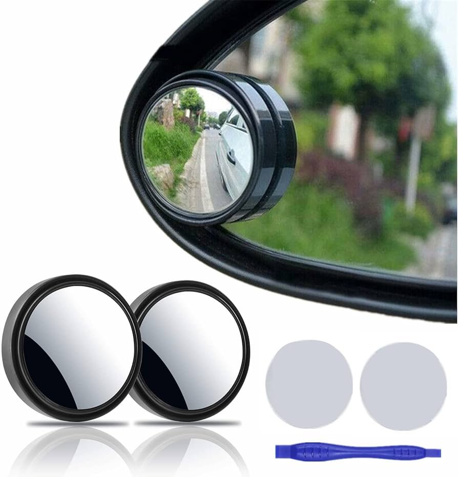 Blindspot Rearview Convex Mirror – 4pcs for two vehicles - Zovio
