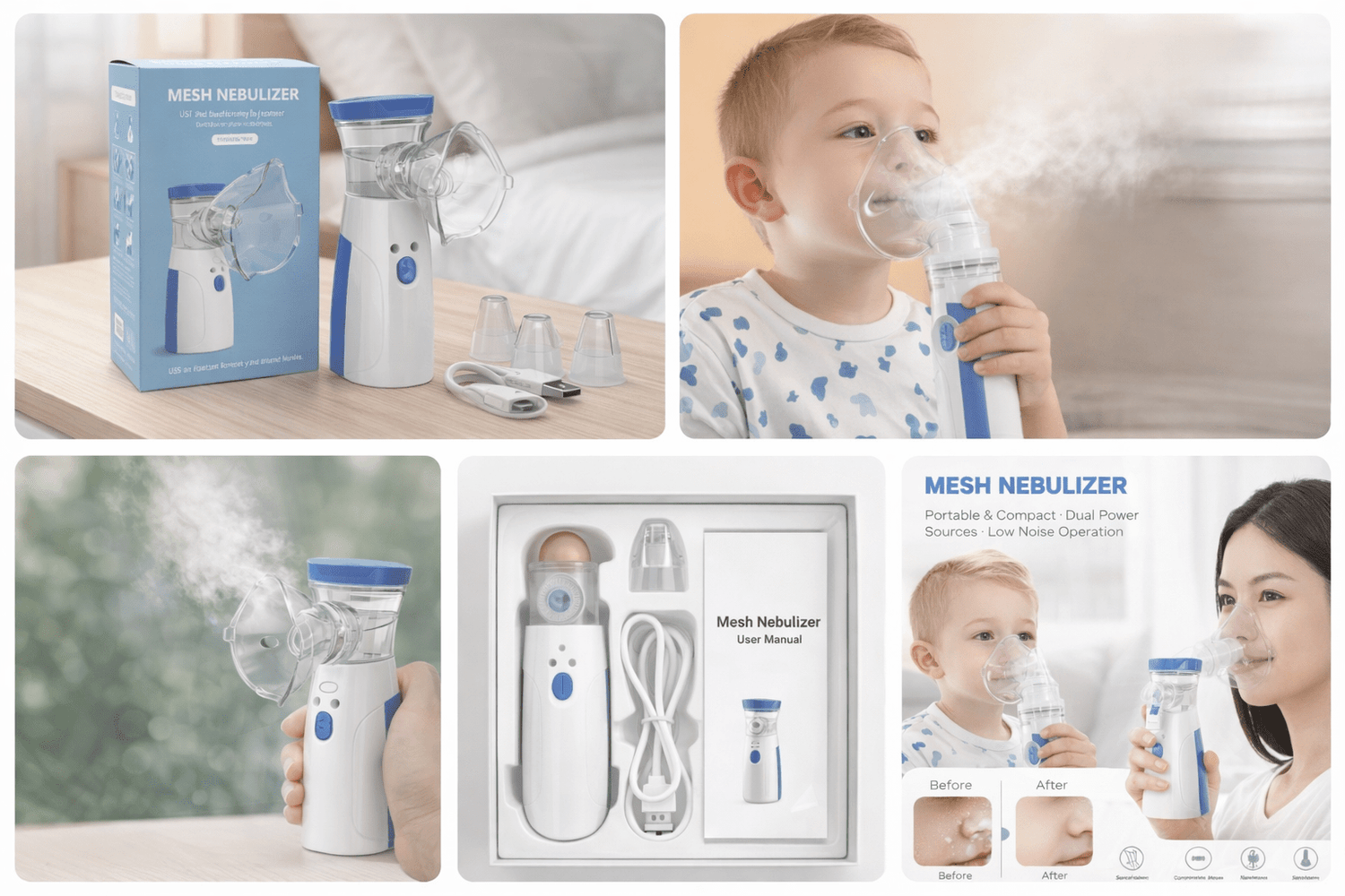 Portable Mesh Nebulizer - Zovio