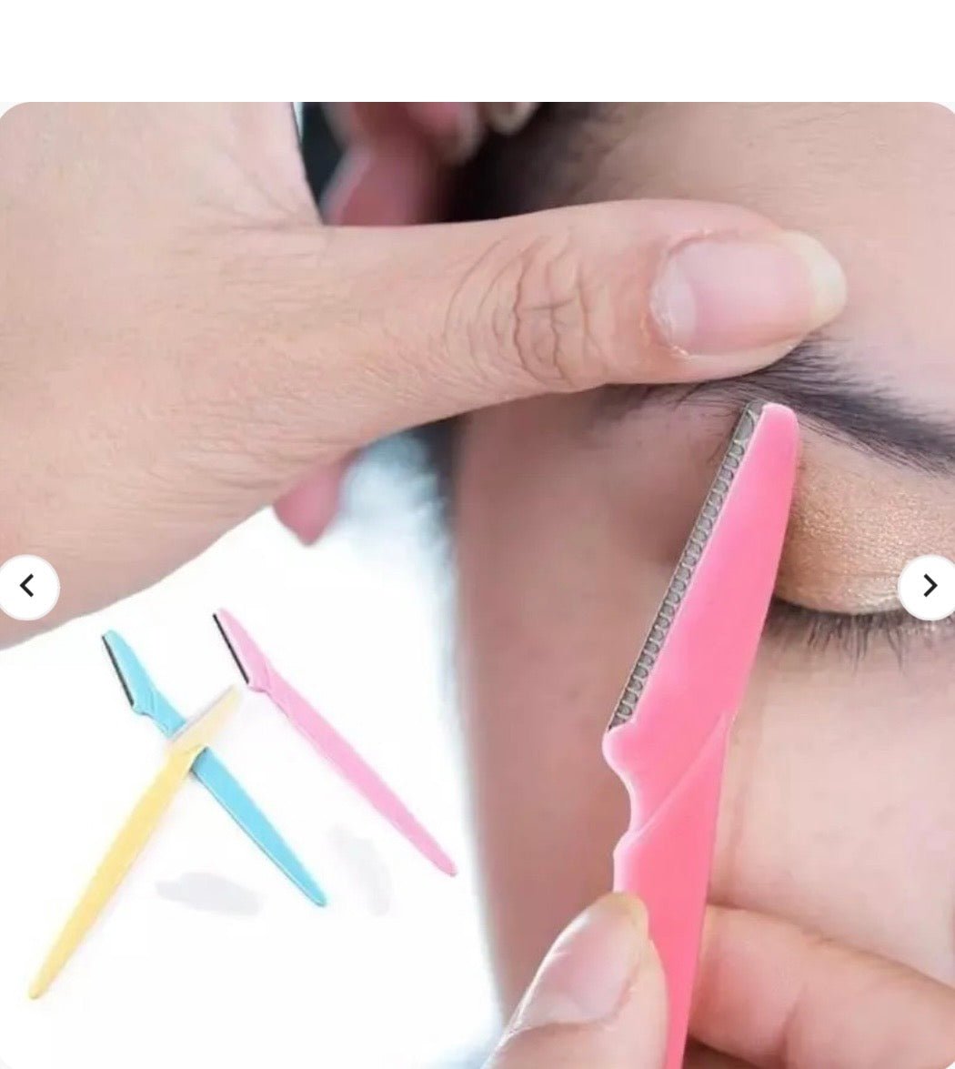Tinkle Eyebrow & Facial Razors for Women 2pack 6 pcs - Zovio
