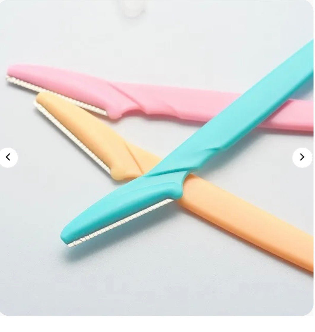 Tinkle Eyebrow & Facial Razors for Women 2pack 6 pcs - Zovio