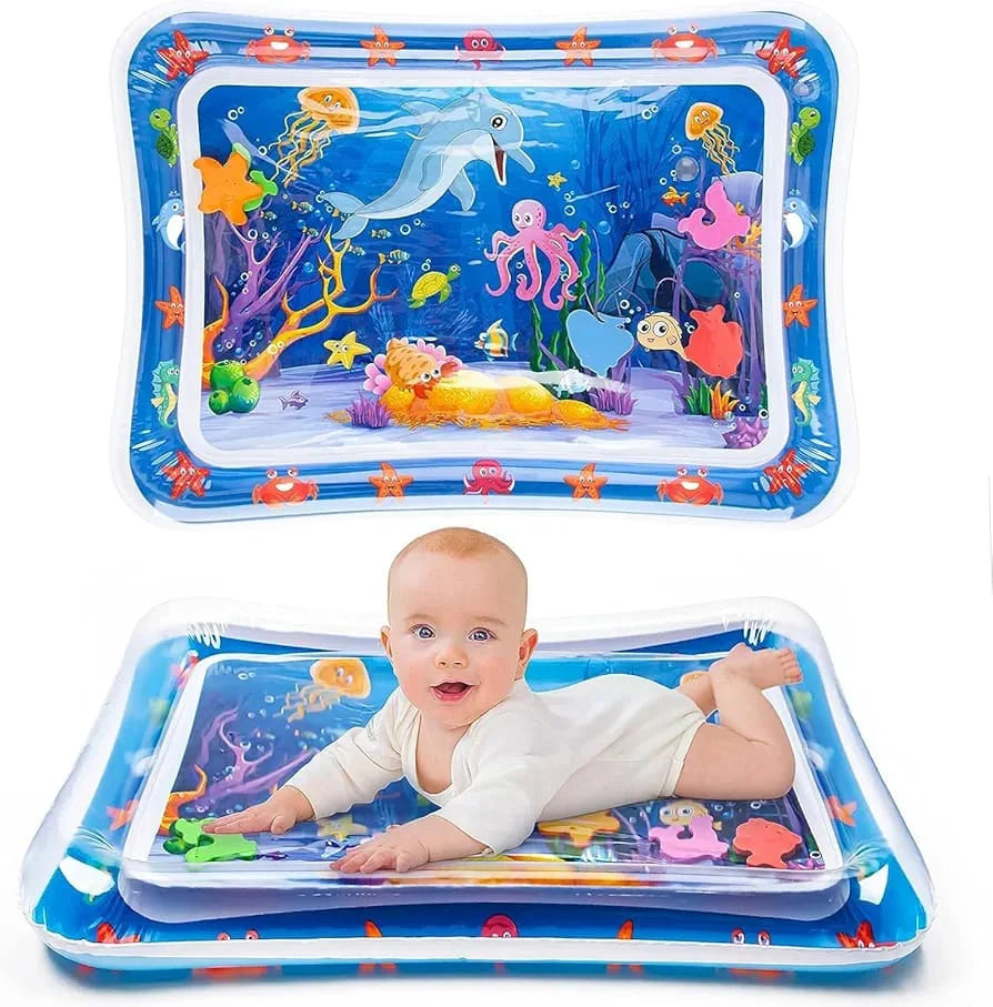 Baby Water Play Mat – Inflatable Tummy Time Activity