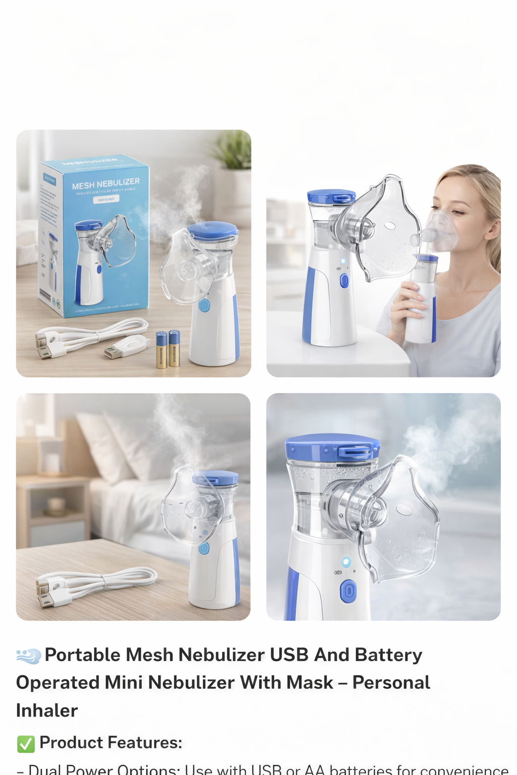 Portable Mesh Nebulizer