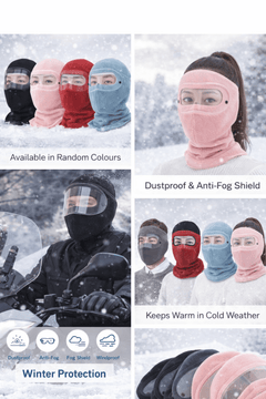 Anti - Fog Winter Face Shield | Dustproof & Windproof 2pcs - Zovio