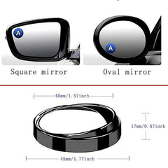 Blindspot Rearview Convex Mirror – 4pcs for two vehicles - Zovio