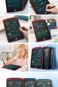LCD Writing Tablet – Colorful Doodle Board for Kids 8.5 inches. - Zovio