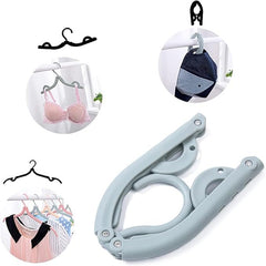 Pack of 30 Folding Clothes Hangers With Slots - Zovio