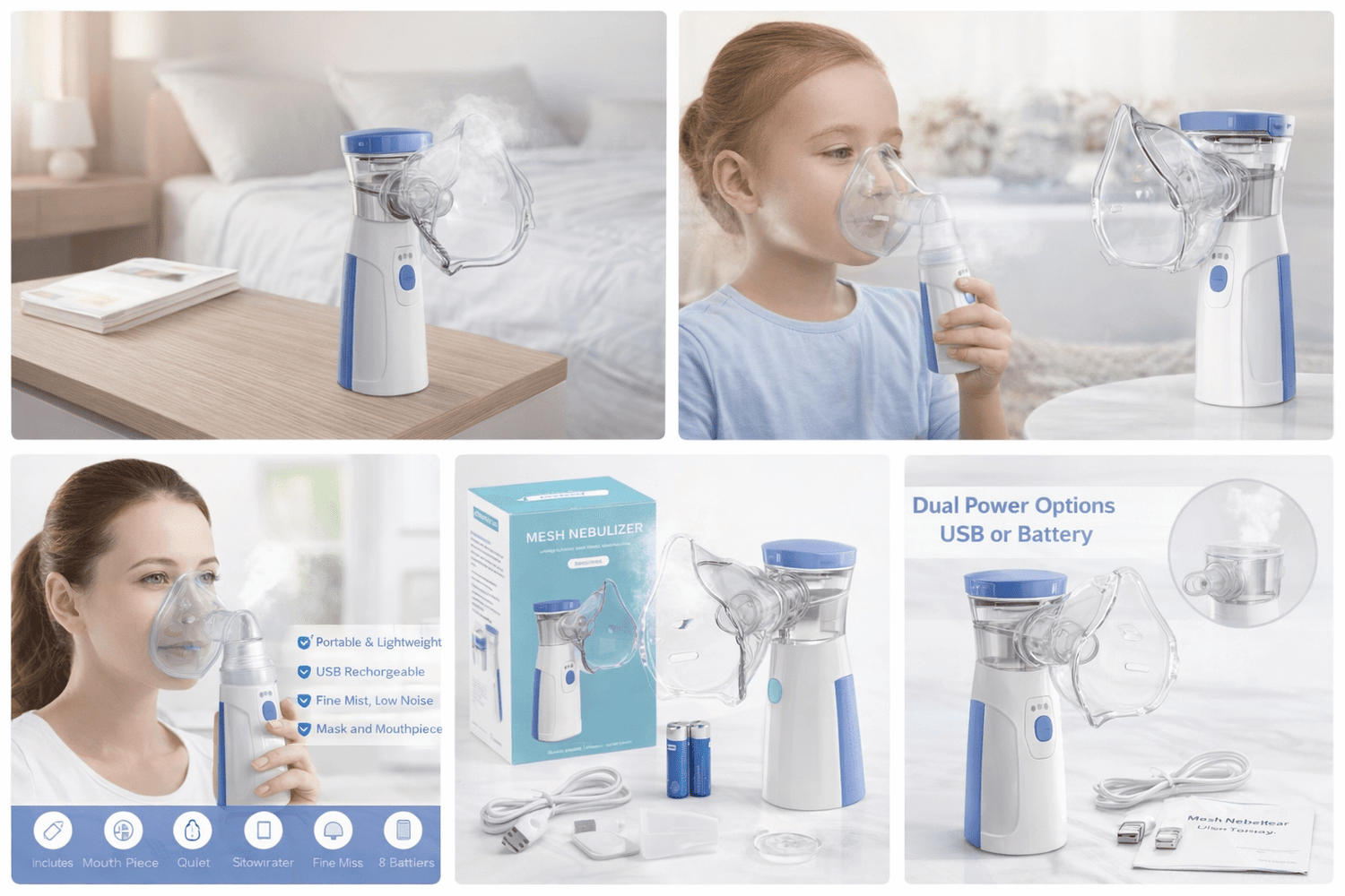 Portable Mesh Nebulizer - Zovio