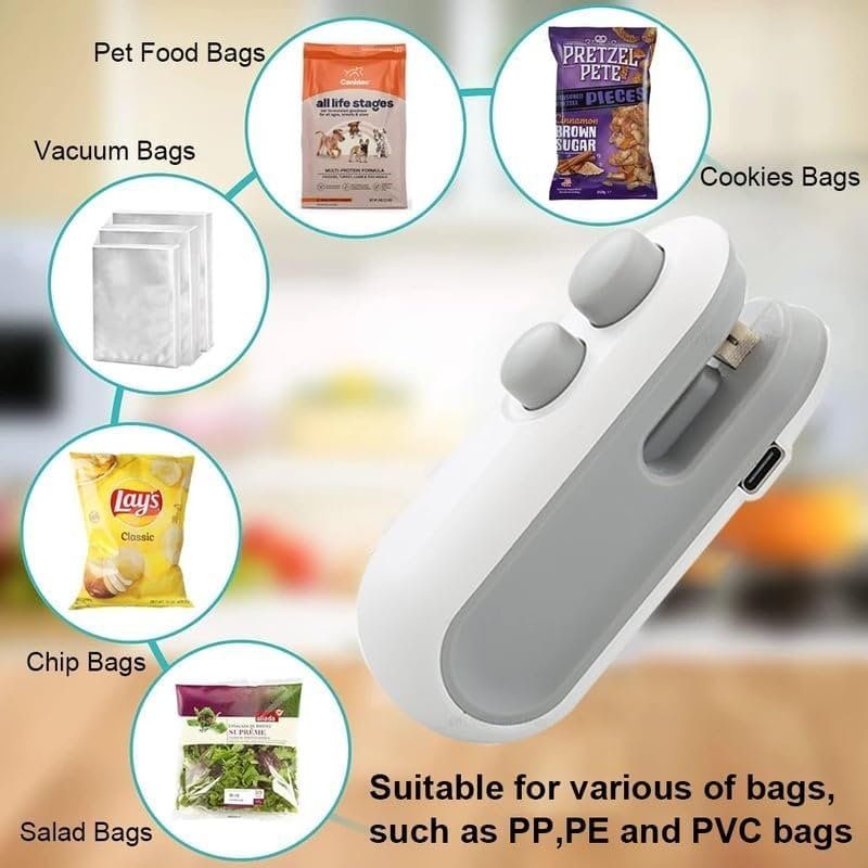 Rechargeable Sealer for Plastic Bags - Zovio