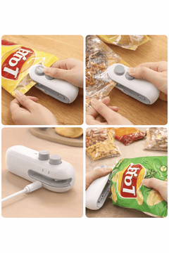 Rechargeable Sealer for Plastic Bags - Zovio