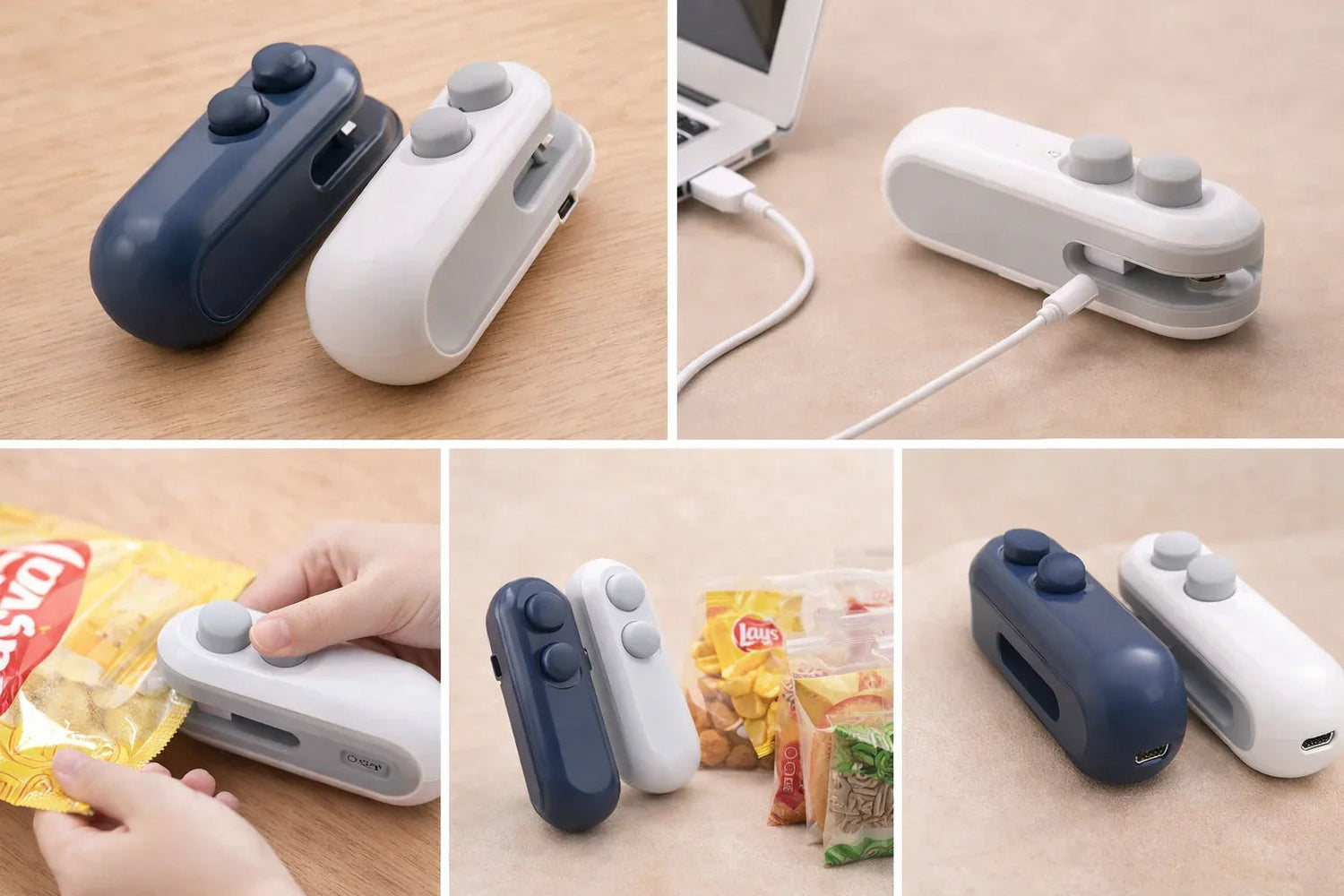Rechargeable Sealer for Plastic Bags - Zovio