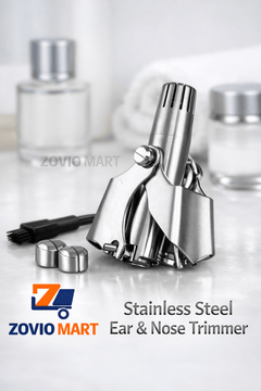 Stainless Steel Ear & Nose Hair Trimmer – ZOVIO Mart - Zovio
