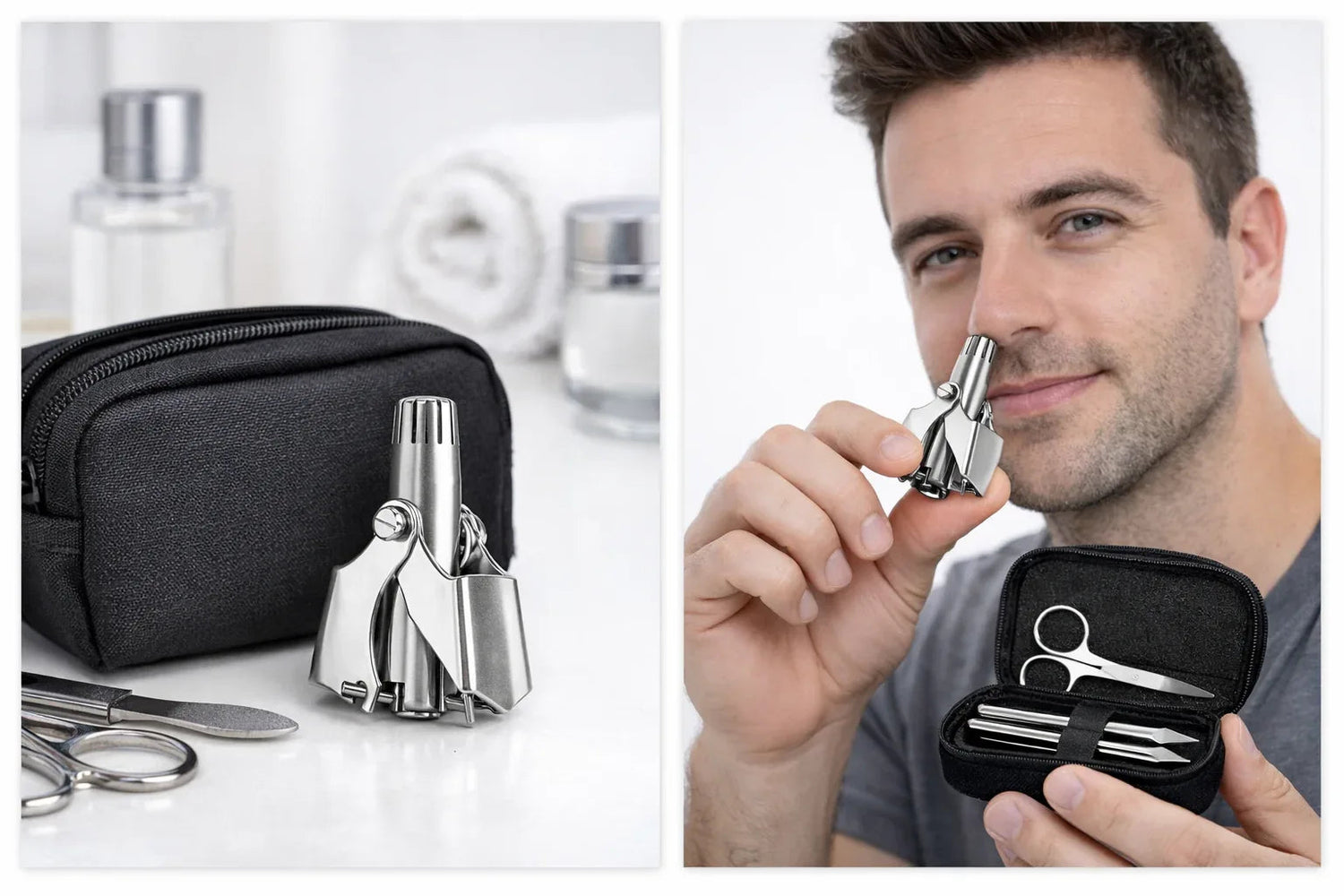 Stainless Steel Ear & Nose Hair Trimmer – ZOVIO Mart - Zovio